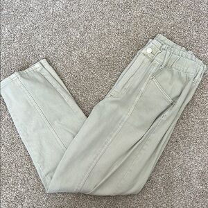 Light Green Casual Pants